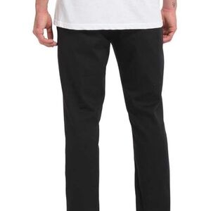 Volcom Men's Frickin Slim, Chino, Regular Rise, Stretch, Black Jeans      Sz. 28